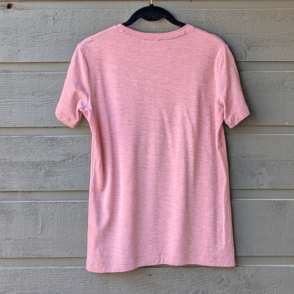 Artilect Studio Mauve Pink Short Sleeve Merino Wool Tencel T-Shirt Size Small - Picture 5 of 8
